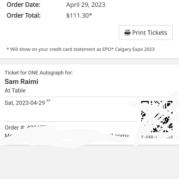 Sam Raimi Autograph - Picture 3 of 3